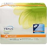 TENA Serenity Active Incontinence Liners, Long, 44 Count (Pack of 4)