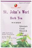 Health King  St John's Wort Herb Tea, Teabags, 20-Count Box (Pack of 6)