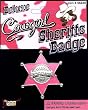 Pink Cowgirl Sheriff Badge