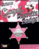 Pink Cowgirl Sheriff Badge