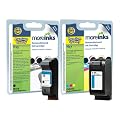 HP 15 / HP 17 - 2 Compatible Printer Ink Cartridges for HP Deskjet 816c 825 825c 825cvr 840 840c 841 841c 842 842c 843 843c 845 845c 845cvr - Black+Tri-Colour