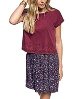 edc by ESPRIT Camiseta Manga Corta (Rojo)