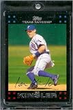 2007 Topps #81 Ian Kinsler Texas Rangers Baseball Card - Mint Condition - Shipped in Protective Display Case!