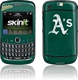 Skinit Oakland Athletics - Solid Distressed Vinyl Skin for BlackBerry Curve 8530