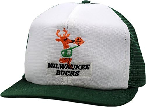 Vintage Milwaukee Bucks 2-Tone Trucker Mesh Snapback-VB103