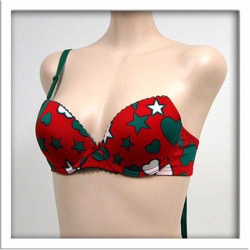 Solb $21 Christmas Theme Red Push Up Bra #111