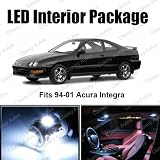 Acura INTEGRA White Interior LED Package (6 Pieces) by Classy Autos