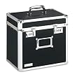 Locking Security Storage Box, Letter, 13 1/2w x 10 1/2d x 13 1/4h, Black