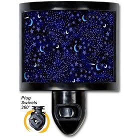 Blue Stars - Night Light by Art Plates by Art Plates