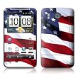"Patriotic Design Protector Skin Decal Sticker for HTC ""Desire HD"" A9191 Cell Phone"
