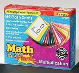 New Edupress Math Flash Multiplication Flash Cards 169 Calling Cards 500 Bingo Markers