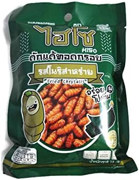 Bugs Pupae Fried Chrysalis Nori Seaweed Flavoured 0.5 Oz (15g.)
