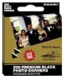 Premium Photo Corners Self Adhesive 250/Pkg - Black
