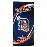 DETROIT TIGERS 100% Cotton Full Size 30 by 60 BEACH / BATH TOWEL