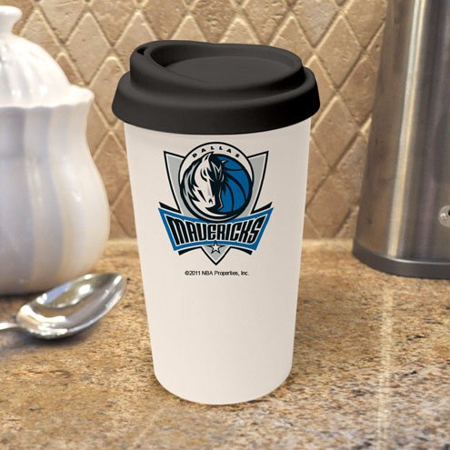 NBA Dallas Mavericks Logo Travel Mug