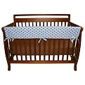 51" Max Dot Front Rail Cover for Convertible Cribs - Blue