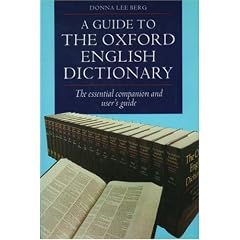 A Guide to the Oxford English Dictionary