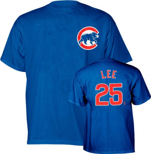 Derrek Lee Majestic Name and Number Chicago Cubs Toddler T-Shirt