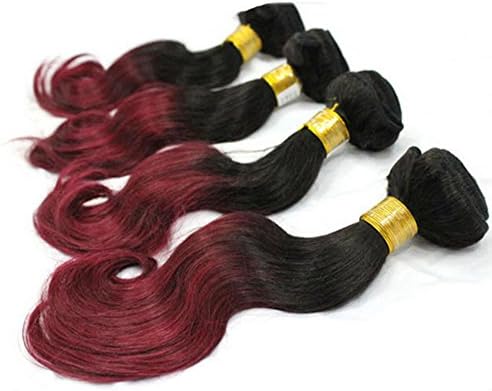 CoolFar 18"18"20" 7A Brazilian hair weft body wave remy hair virgin human hair 3 bundles 300 gram 1b/#99 J Color Brazilian virgin hair weft