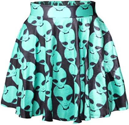 New Design Girls Fashion Printed Stretchy Mini Skirt