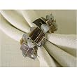 Natural Tones Stones Chunky Ripple Napkin Rings