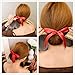 Elegant Ribbon Magic French Twist Bun Maker Clip Hook Holder Magic Roll Rings Donut Updo Chignon Former Pads Foam Sponge Hair Styler Curler Braid Ponytail Stick Hairstyle Styling Tool Accessories