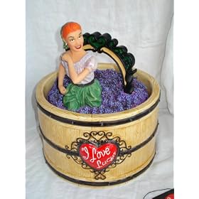 I LOVE LUCY GRAPE STOMPING COOKIE JAR by VANDOR by Vandor