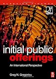 Initial public offerings : an international perspective