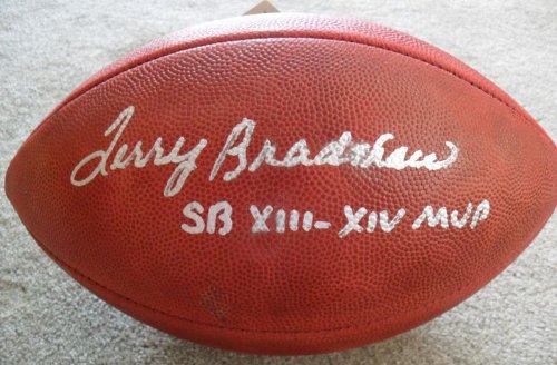 TERRY BRADSHAW SIGNED AUTOGRAPHED FOOTBALL OFFICIAL NFL GAME BALL PITTSBURGH STEELERS COA + HOLOGRAM