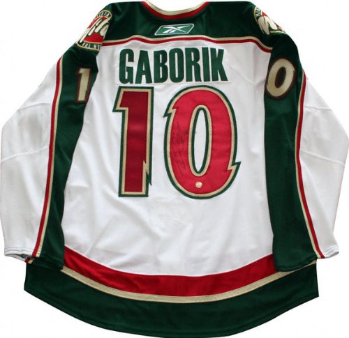 Marian Gaborik Minnesota Wild Autographed Replica Jersey