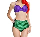 YeeATZ Little Mermaid Ariel Costume Tow Piece Swimsuit(Size,S)