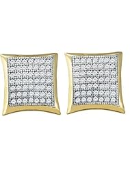 0.33CTW DIAMOND MICRO PAVE EARRINGS