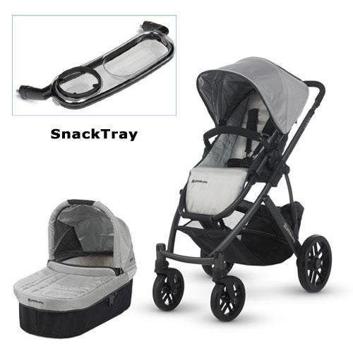 UPPAbaby 0112-MCA Mica VISTA Stroller with SnackTray - Silver image