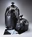 Kitchen & Housewares : Black Garbage Bags 38x58 58 Gallons 100/ Case 1.7 Mil