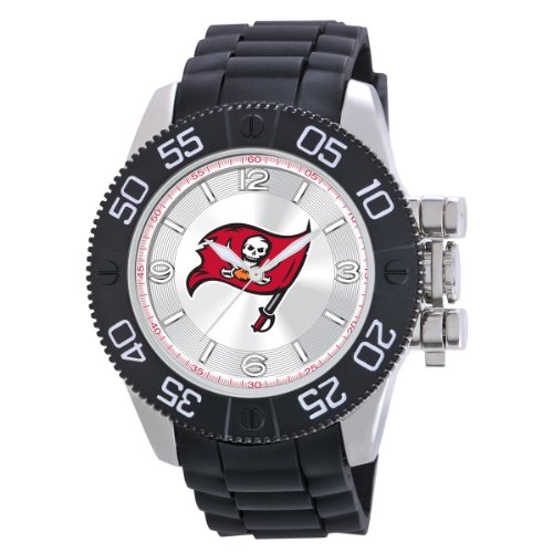 Game Time Men's NFL-BEA-TB Beast Tampa Bay Buccaneers Round Analog Watch at Amazon.com