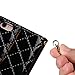ICLOVER PU Leather Bling Card Slot Wallet Case with Magnetic Clasp and Chain Strap for iPhone 6 / 6S - Black
