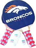NFL Denver Broncos Table Tennis Racket And Ball Set