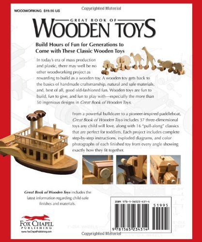 Marshall, Norm Great Book of Wooden Toys: More Than 50 Easy-To-Build 