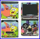 Spongebob Squidward Patrick Vinyl Decal Game Skin Protector Cover #3 for Nintendo GBA SP Gameboy Advance Game Boy