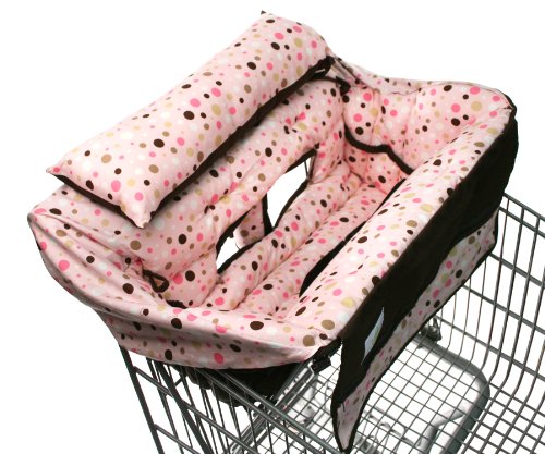 Buy Low Price Cozy Buggy Bagg Elite Shopping Cart Cover (Pink Dots) B004NXOBN2