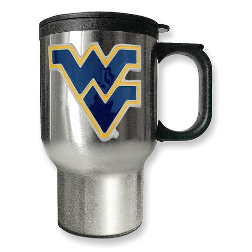 West Virginia University 16oz Travel Mug