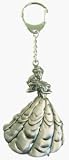 Belle Beauty and the Beast Pewter Key Chain