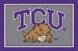 Texas Christian Horned Frogs 5' 4" x 7' 8" Team Spirit Area Rug