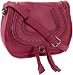 Melie Bianco Dakota Cross-Body Saddle Bag,Fuchsia,one size