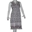 Sun Dress Casual Tank Spaghetti Straps Flirty Cotton Fabric Size 16 (sds120a)