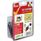 Inkrite Printer Ink (With Chip) for Canon iP4200 4300 5200R 6600D MP500 530 - CLI-8BK Black (Horse)