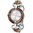 Gucci Womens Ya132403 Bamboo Silver Sun-brushed Dial Watch from Gucci