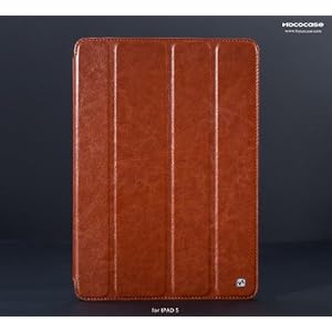 【クリックで詳細表示】iPad Airケース ipad air 専用カバー スマートカバー 全5色 HOCO 正規品 上質 薄くて軽い ipad 第5世代ケース アップル アイパッド・エア ipad5 ケース 自動スリープ機能付き スタンドカバー esd3001＿i520 (Coffee)： パソコン・周辺機器