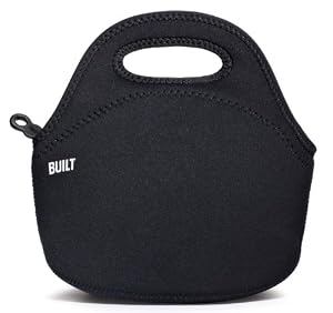 BUILT Neoprene Mini Gourmet Getaway Lunch Tote, Black