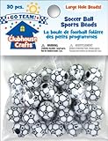 Clubhouse Crafts Sports Beads-Soccer Ball 30/Pkg